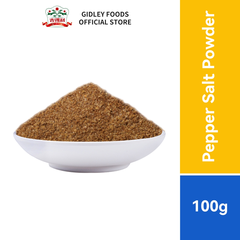 🌿HALAL🌿Gidley 椒盐粉 Salt Pepper Powder 100g/Bag Salt Pepper Skin Shrimp