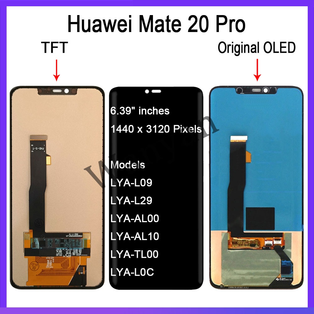 Tft Hot Sell And Rich Stock For Huawei Mate 20 Pro Lcd Touch Screen Digitizer Di - Foto 2