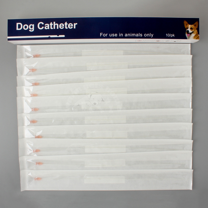 10PCS Dog Catheters Sterile Canine Urinary Catheter Urethral Stone