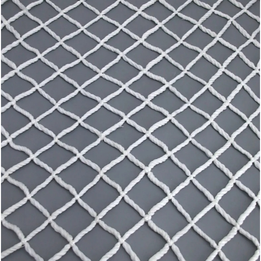 Safety balcony net, construction site fall prevention, rope net, white ...