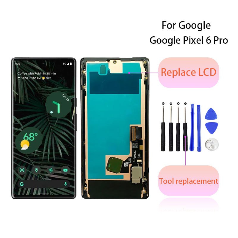 Original OLED Pixel 6 Pro Screen With fingerprints For Google Pixel 6