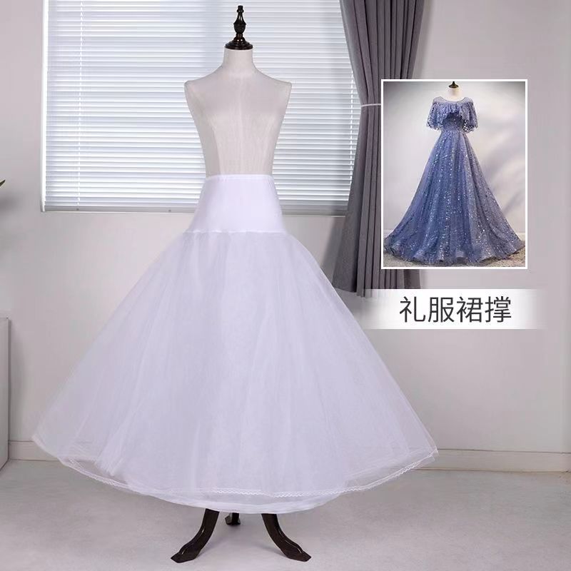 A Line Women Petticoat for Evening Party Wedding Dress Underskirt Slip  White Black | Shopee Malaysia