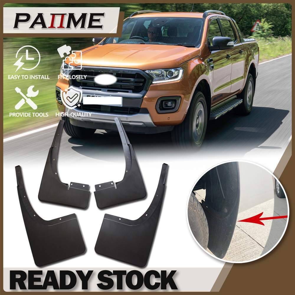 Car Mud Flaps FOR FORD Ranger 2012-2018 mudguards mudflaps Fender 2013 ...