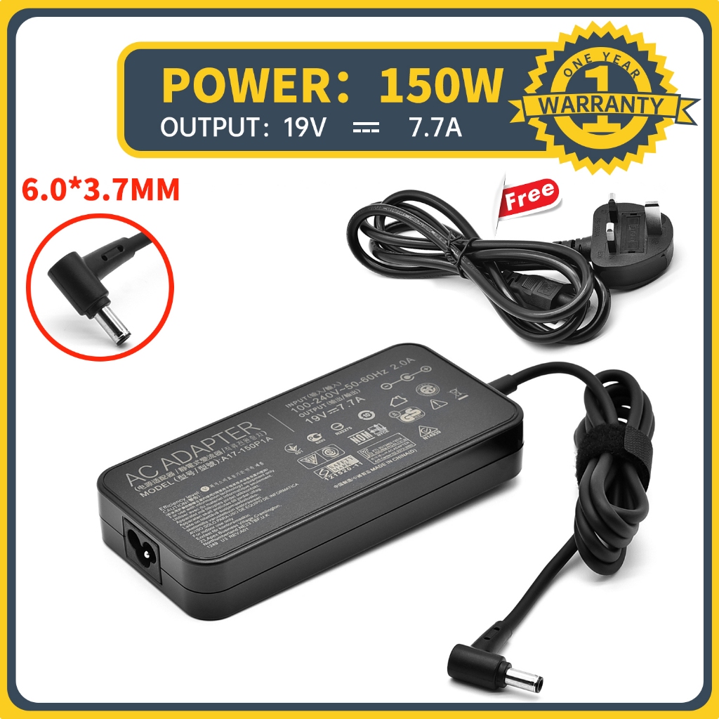 Asus 150W 20V 7.5A Charger AC Adapter For ASUS TUF Rog: ADP-150CH B A18 ...