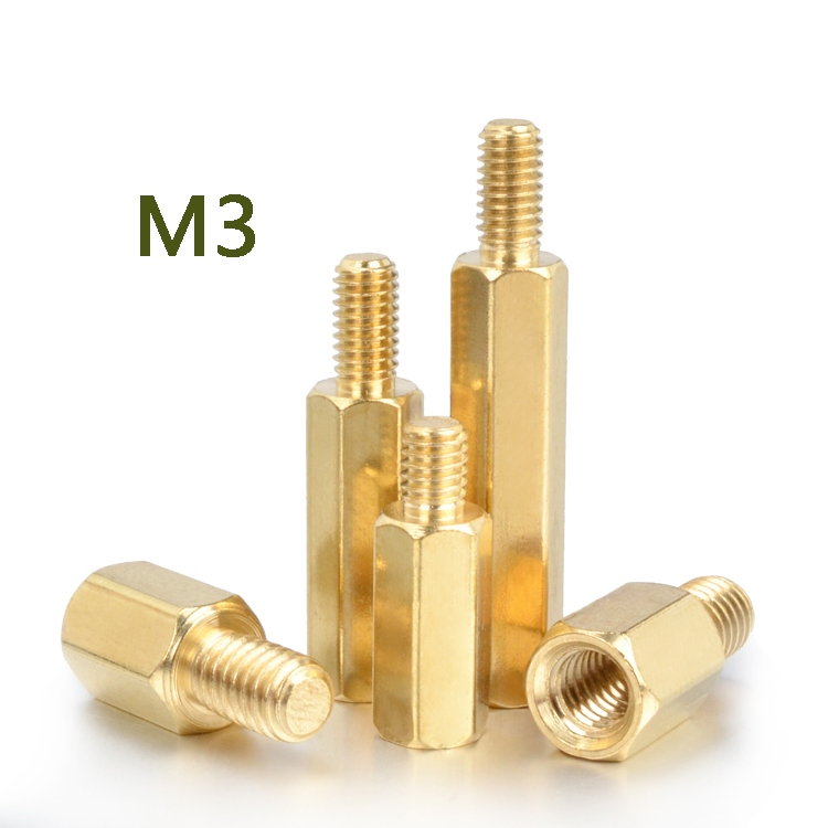 Single-Pass Hexagonal Copper Post M3 Isolation Post Computer Hexagonal ...