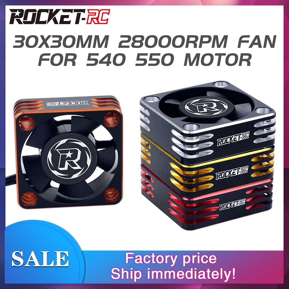 Ventilateur De Refroidissement Métallique SURPASS HOBBY Pour Moteur RC 540/550 Et ESC - Dissipation Thermique Optimale