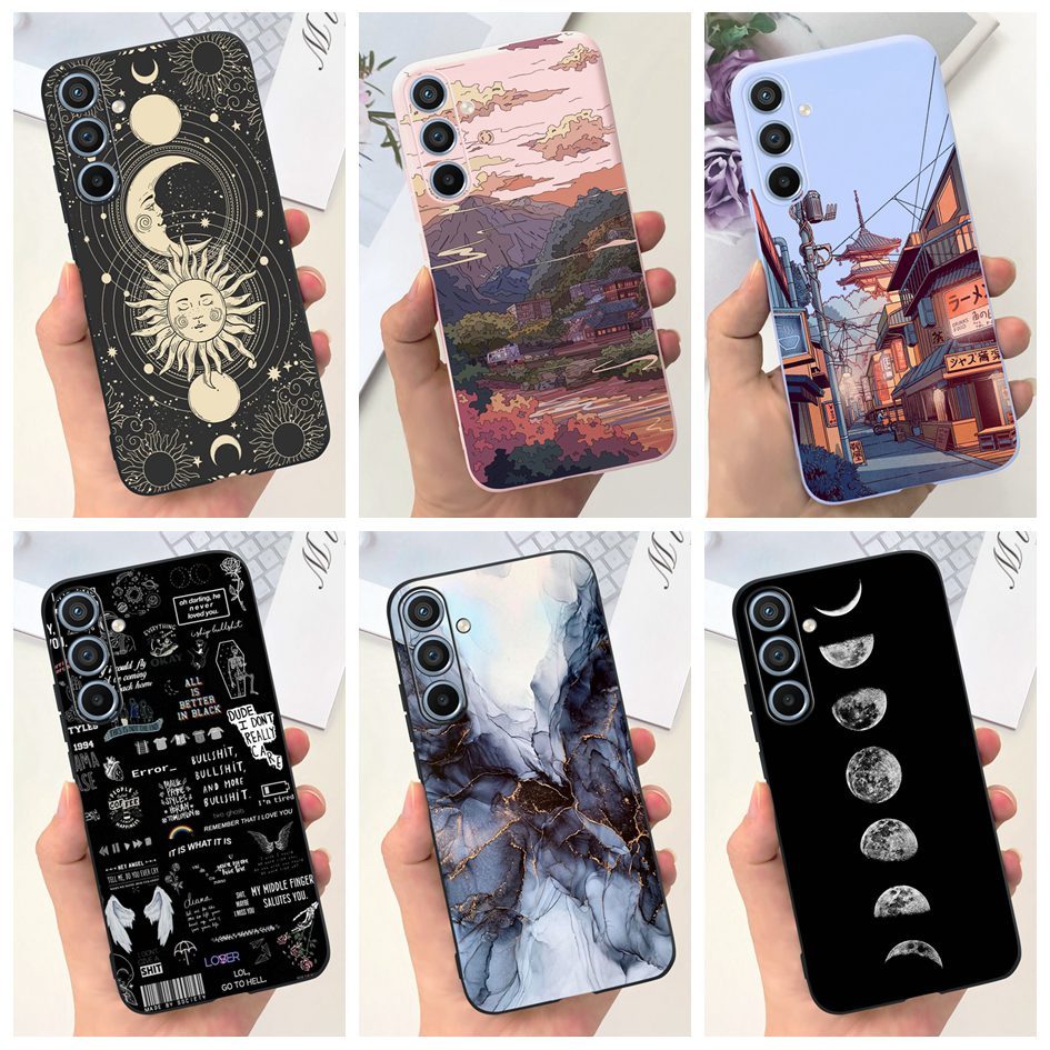 For Samsung Galaxy A24 4G A34 A54 5G Case Fashion Pattern Slim Soft ...