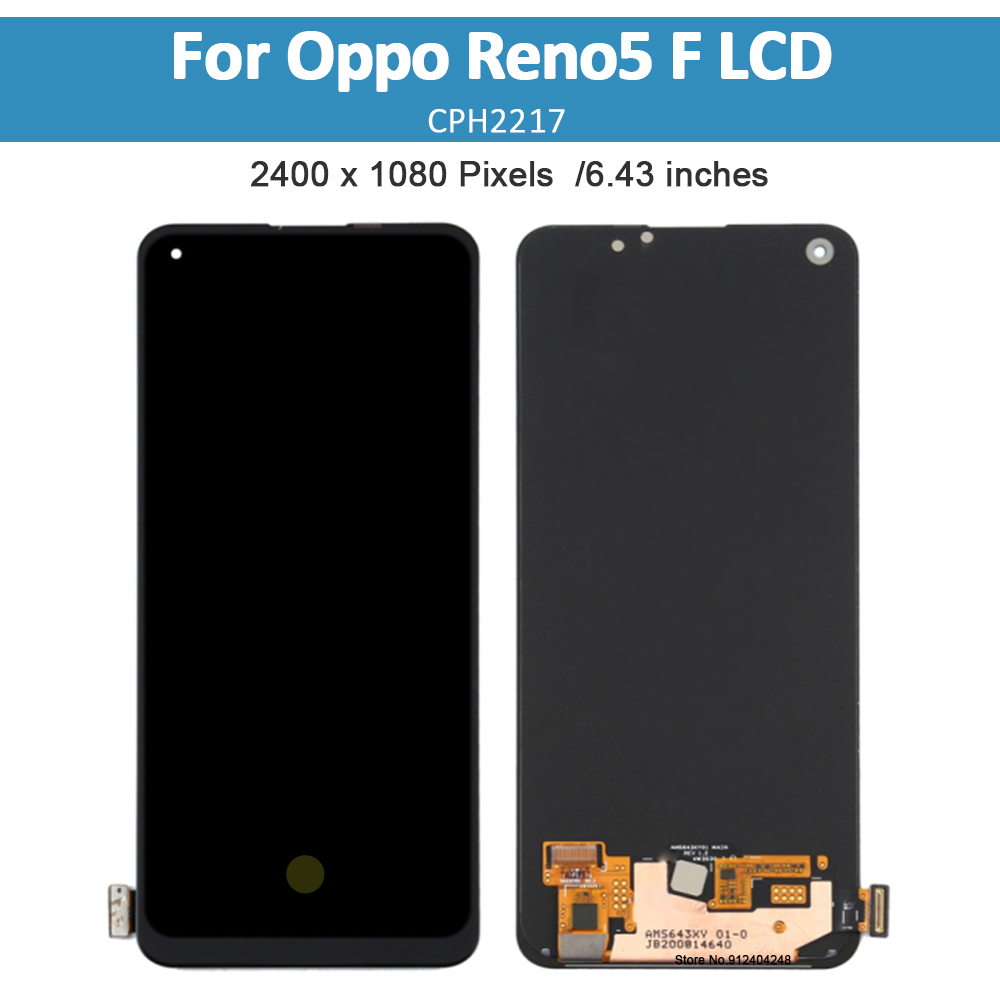 [Tqrepairer ]Original For OPPO Reno 5F / Reno 6z 5G OLED LCD DIsplay ...