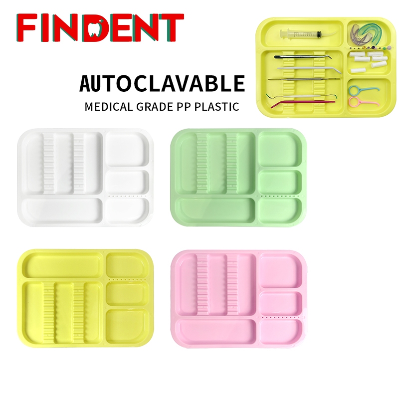 Dental Instrument Tray Separate Tray Autoclavable Plastic Divided Trays ...