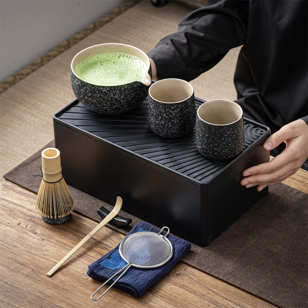Matcha Whisk Set, 8 Pcs Matcha Set With Holde/Scoop/Sifte