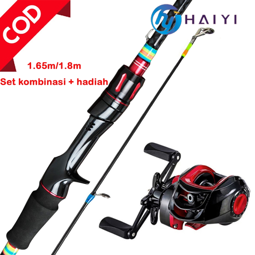 Fishing Set 2 Sections 1.65m/1.8m Casting Fishing Rod with Strong