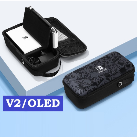 For Nintendo Switch & OLED PU Storage Bag Hard Portable Carrying Case ...
