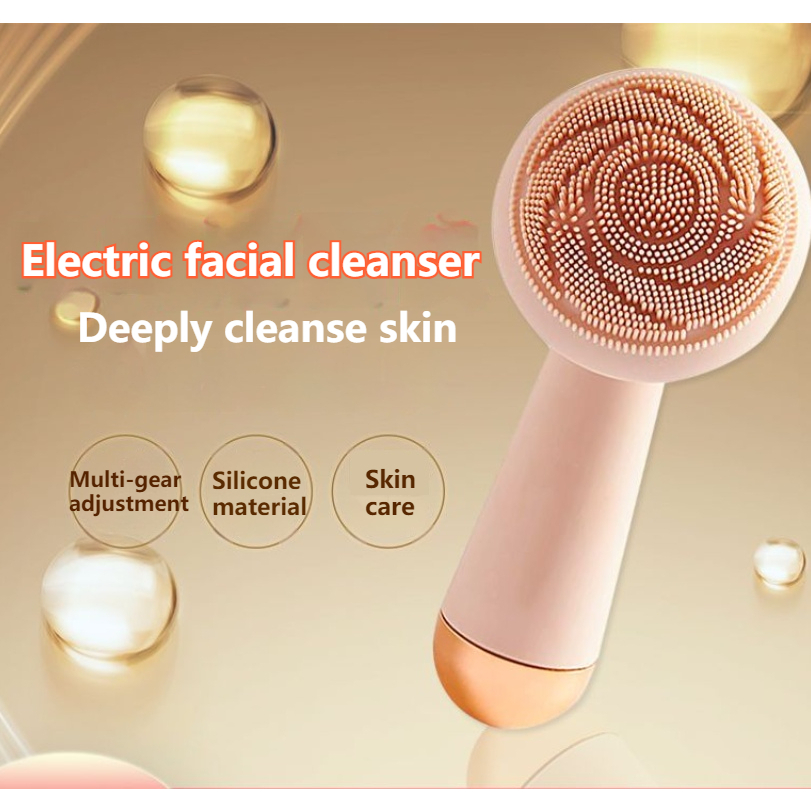 Electric Silicone Facial Cleanser Portable Household Rechargeable ...