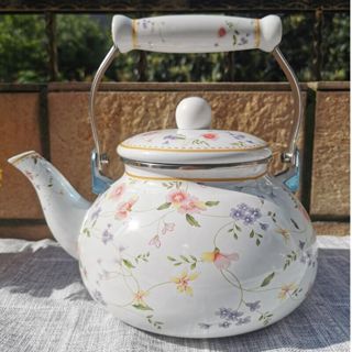 Enamel Teapot Set / Turkish Tea Pot Set, Turkish Samovar Tea Maker