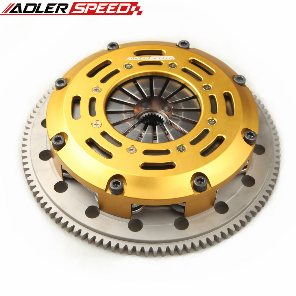 ADLERSPEED Racing Twin Disc Clutch Kit for ECLIPSE TALON TSi LASER RS ...