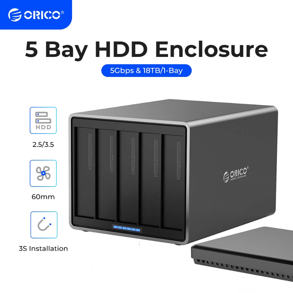 ORICO Bay Type C USB C HDD Docking Station Aluminum