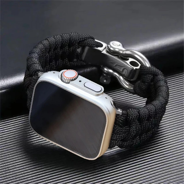 Smart Watch Ultra Braided Nylon Band 49mm Sport Strap for iWatch