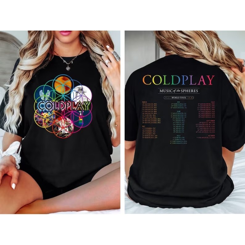 Coldplay World Tour 2023 Shirt,Coldplay Tour Shirt,Gift for Fan