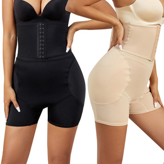 HEXIN Breasted Lace Butt Lifter High Waist Trainer Body Shapewear