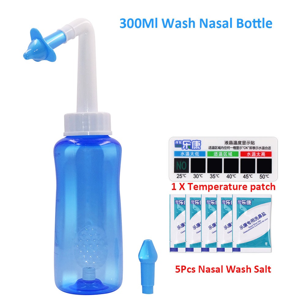 300ml Waterpulse Wash Nasal Nose Bottle Nasal Wash System Neti Pot
