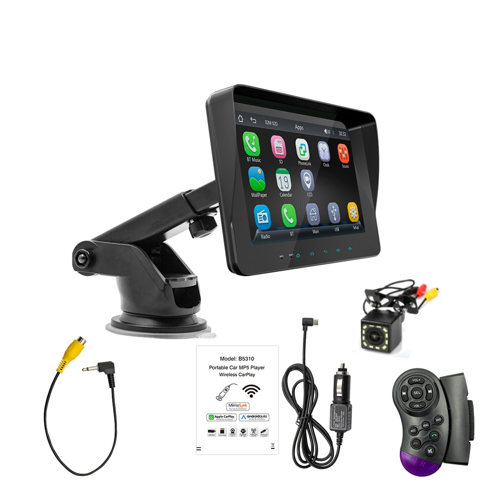 Acodo Car MP5 player Wireless Carplay/Android Auto Bluetooth 7inch