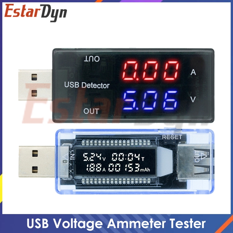 Tester USB KWS-V20 Con Display OLED - Misuratore Di Potenza, Capacit&agrave;, Corrente E Tensione