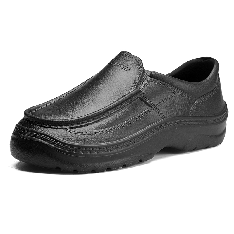 Plus Size 4047 Men's Antiskid Work Shoes Black Chef Shoes Kitchen