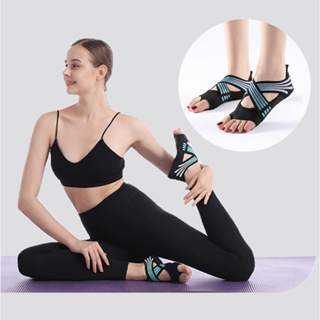 Professional Gym Yoga Shoes Women Flat Soft Anti-slip Sole Ballet Non-slip  Fitness Dance Shoes Pilates Yoga Shoes Socks