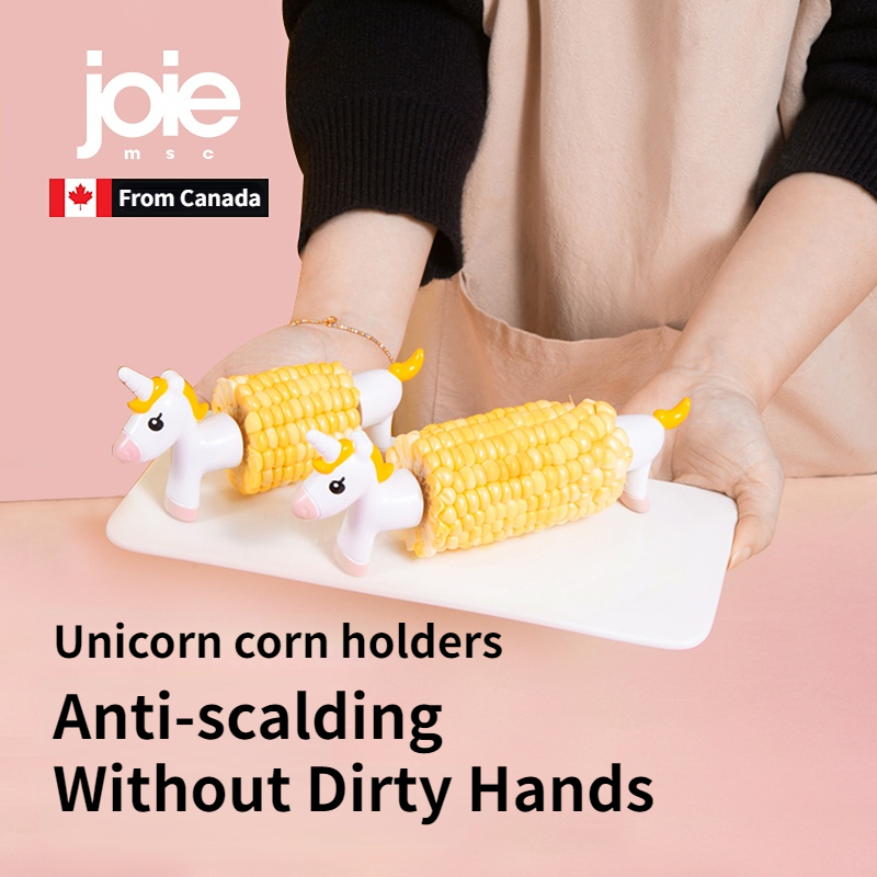 Joie Unicorn Interlocking Corn on the Cob Holders Insulation Stick Baby