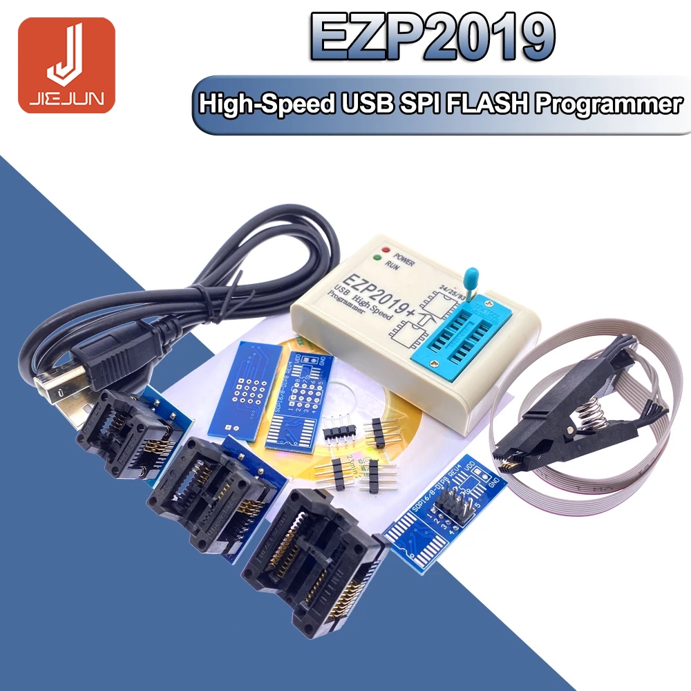 Newest Version EZP2019 High-speed USB SPI Programmer Support24 25 93 ...