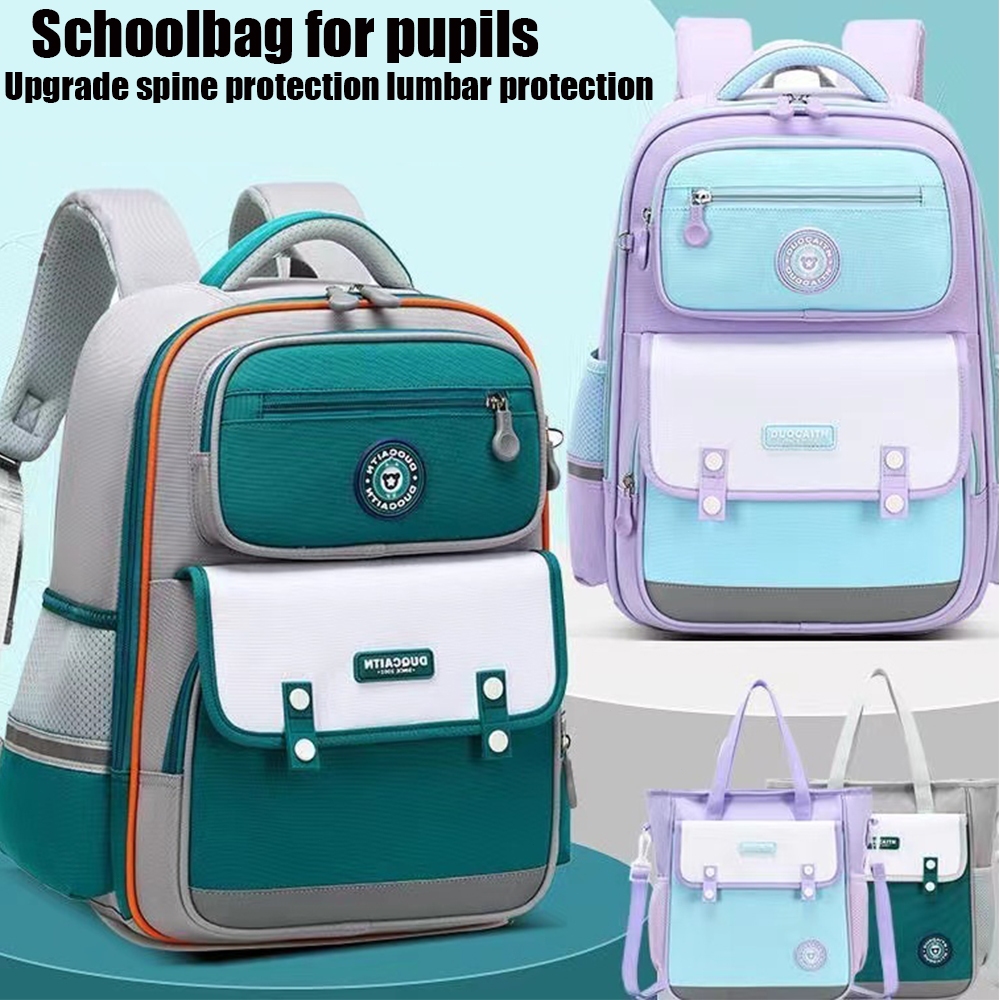 New elementary school students schoolbag trend girls boys lightweight ...