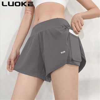 Luoke Yoga Sports Shorts Women Quick-drying Mesh Shorts