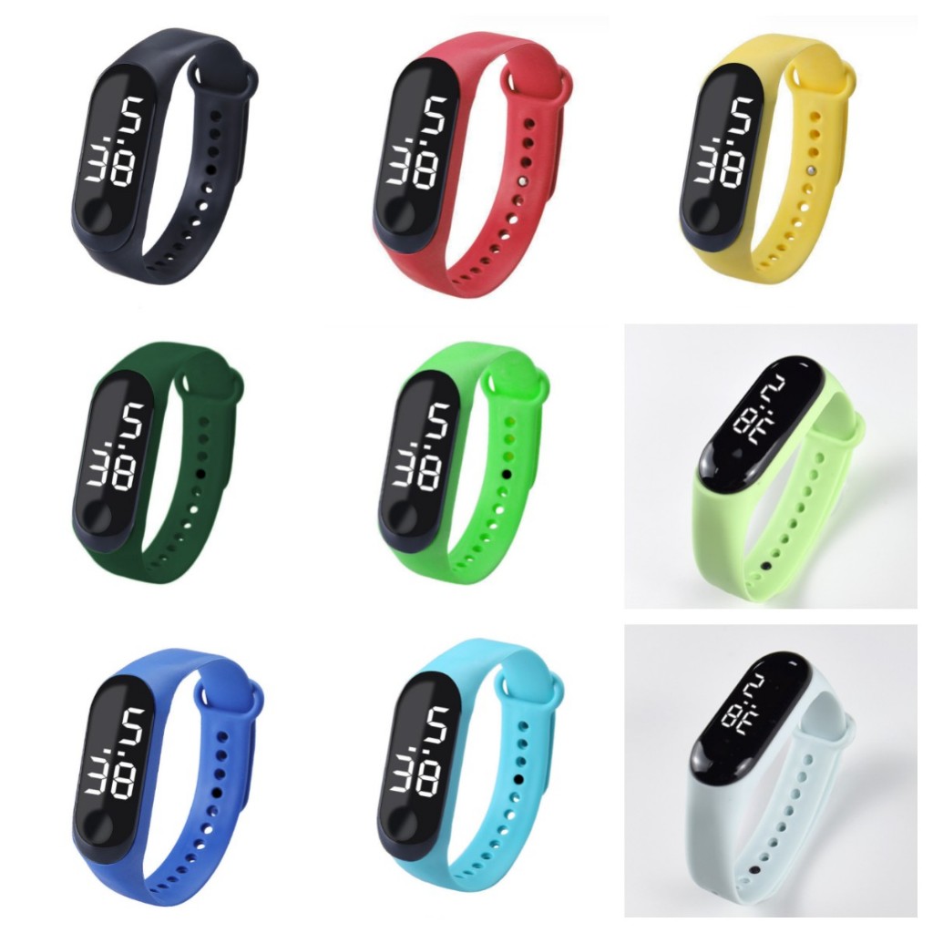 HiKid Student Waterproof Electronic Watches Mi LED Touch Electronic