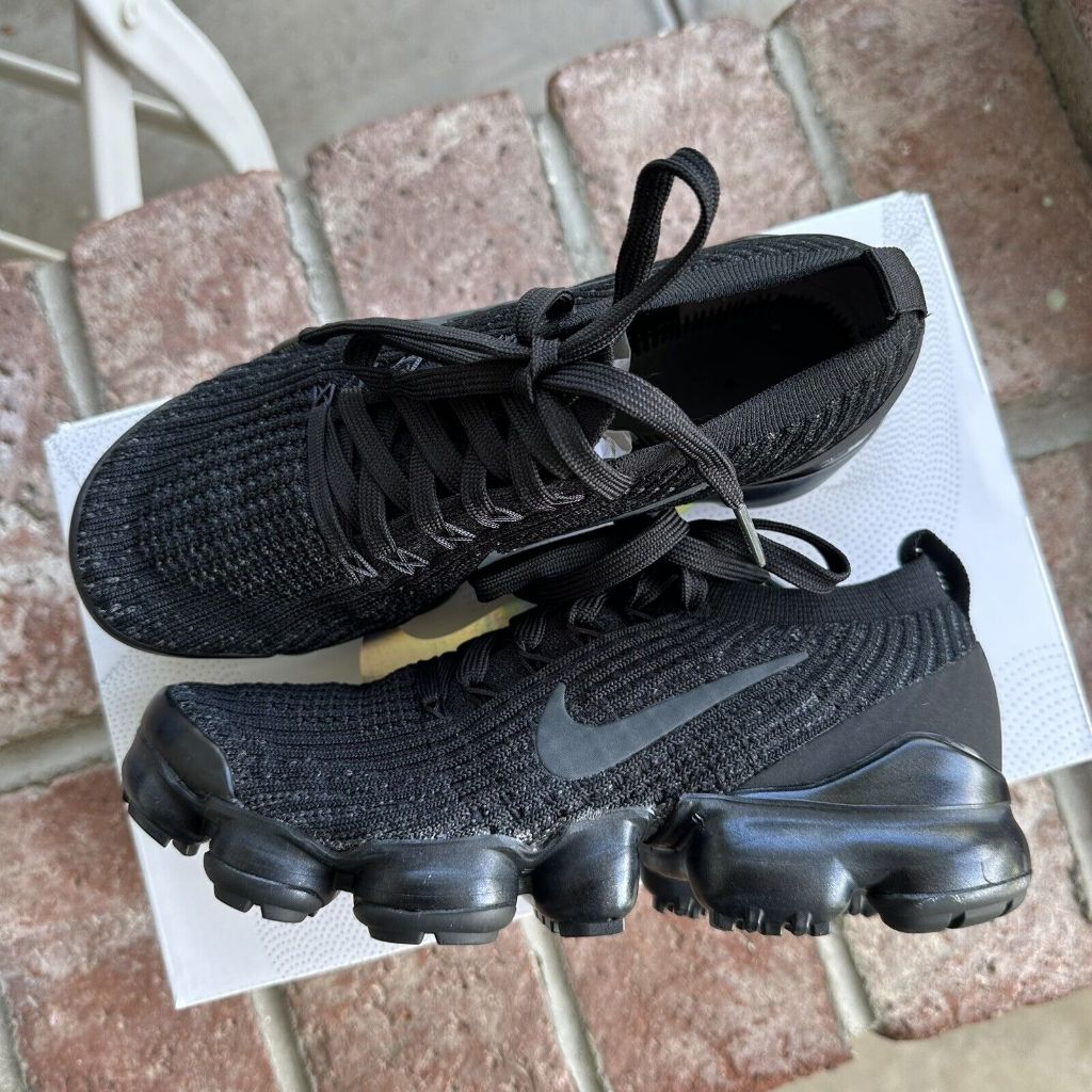 NK Air VaporMax Flyknit 3.0 2019 Black Carbon Grey Mens and Womens Size AJ6910 002 Shopee Malaysia