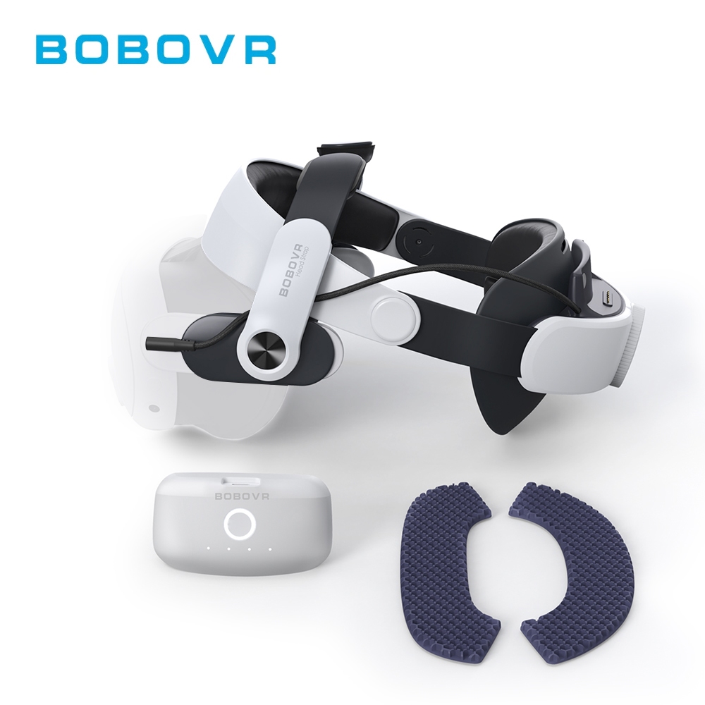 BOBOVR M3 PRO Battery Head Strap Compatible with Meta Quest3 VR Multi ...