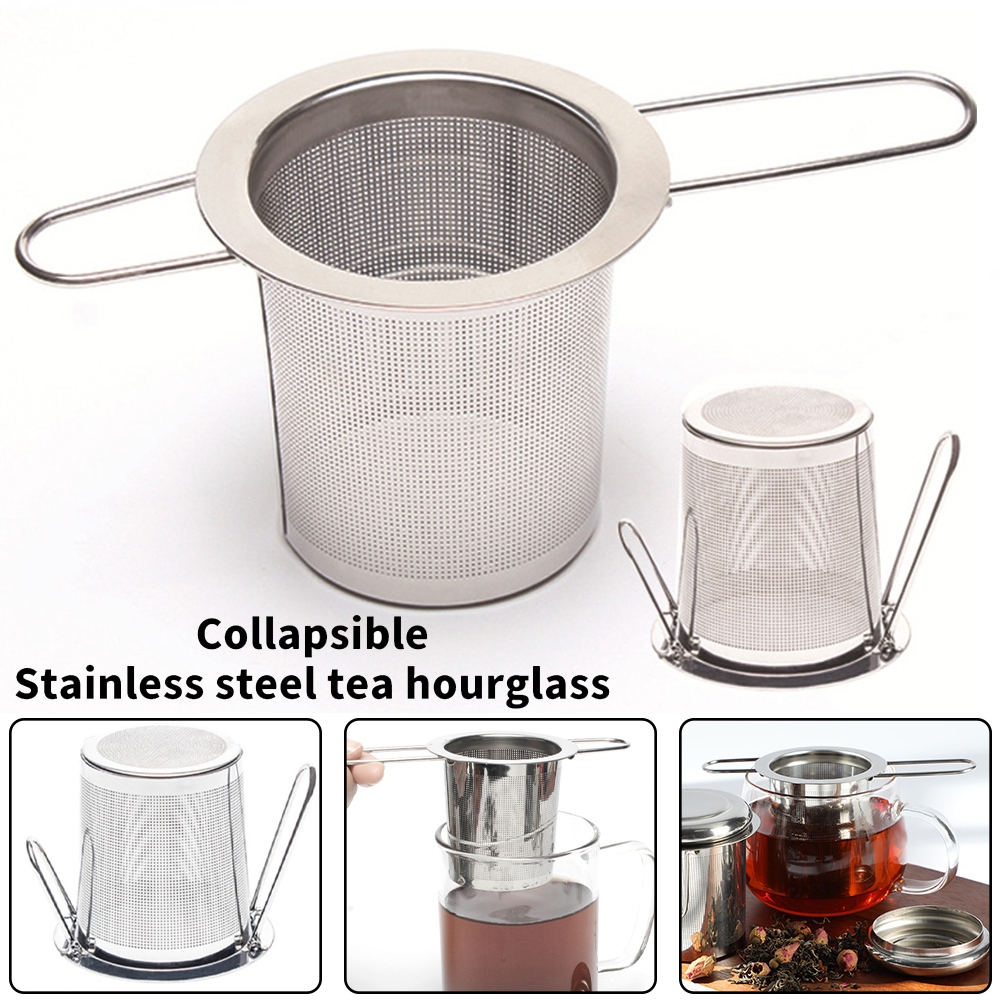 1pcs Tea Infuser Stainless Steel Tea Steeper Fine Mesh Filters Tea 