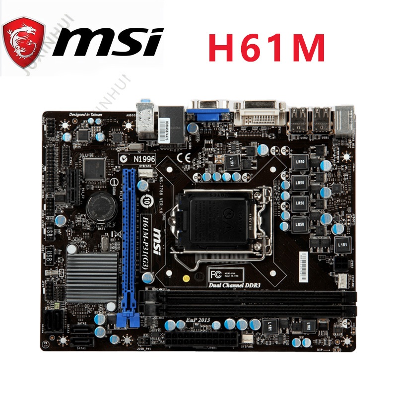 MSI H61M-S26 V6 H61M-P31MSI H61M-P33 P35 P20 S26 P31H61M-E33 original ...