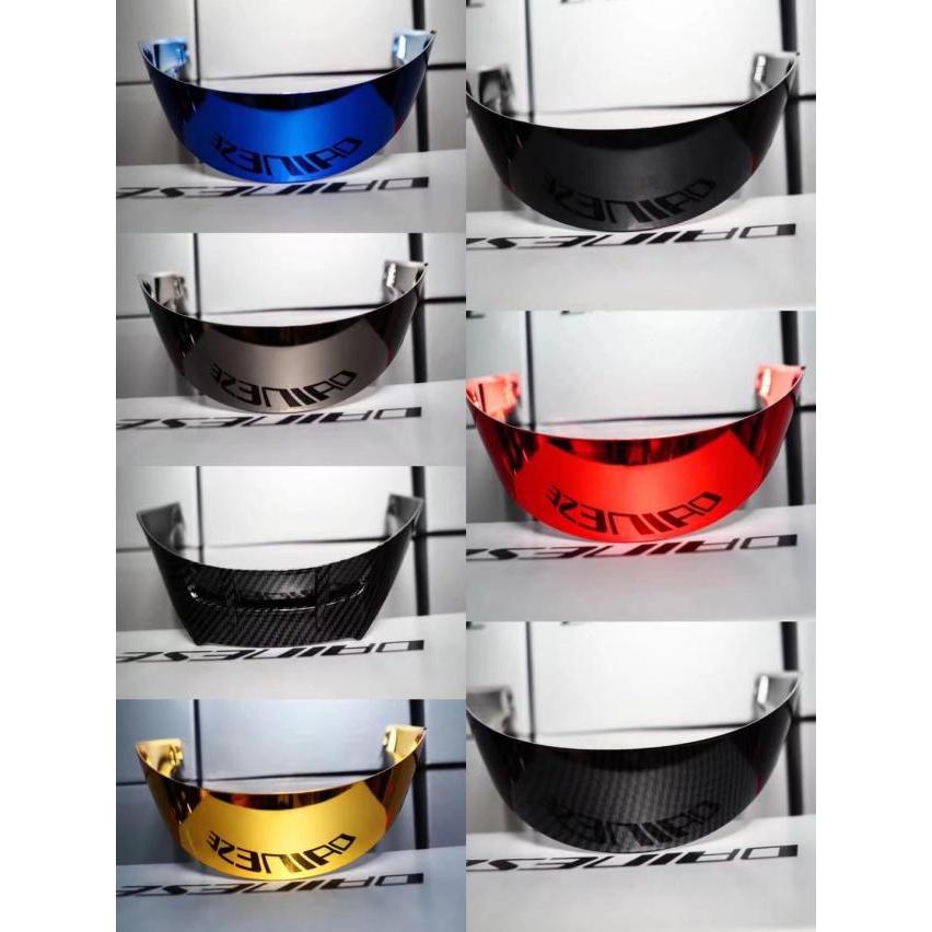 Helmet Rear Deflector Spoiler – Fits AGV Pista GPRR (PC Shell, Matte Multicolor)