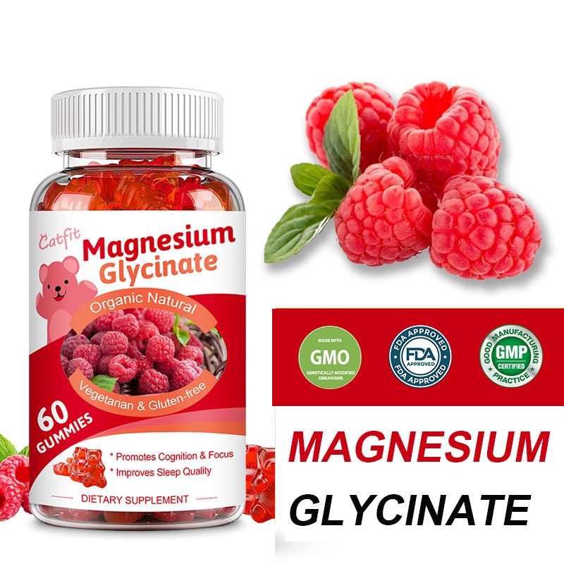 Catfit Magnesium glycinate magnesium supplement Organic natural Gummy