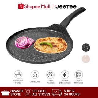 Crepe Pan Nonstick with Spreader and Spatula Set for Dosa Tawa Tortilla  Pancake, 11 All Stoves Compatible, Aluminum Alloy Heats Quickly & Evenly,  PFOA-free 