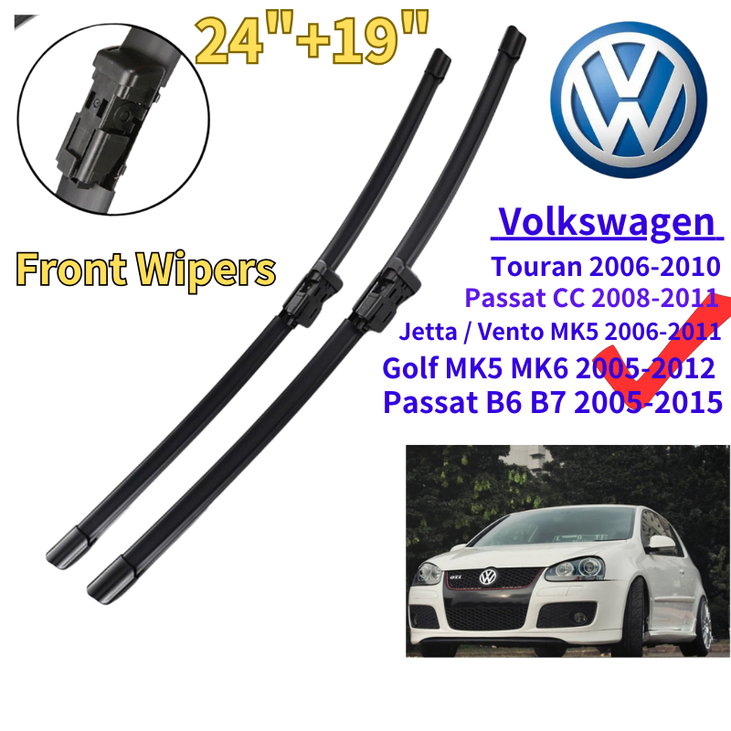 For Volkswagen VW Golf MK5 MK6 Passat Scirocco Touran Jetta Front
