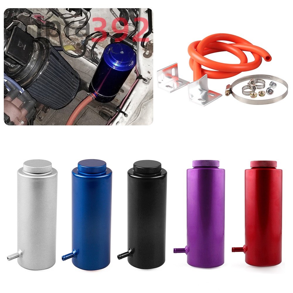 800ML Car Cylinder Radiator Overflow Reservoir Coolant Tank Universal ...