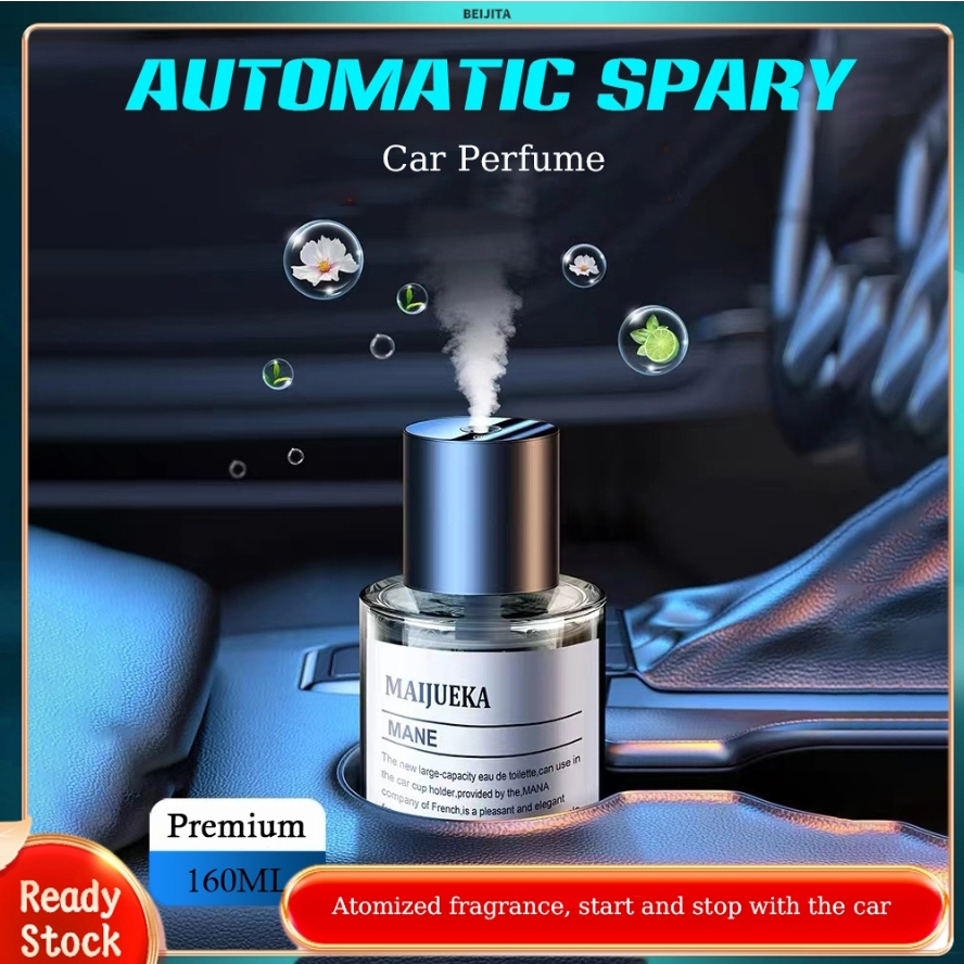 Car perfume Air Freshener Automatic Aroma Diffuser Essential Oil Humidifier  Aromatherapy Fragrance Scent Long-lasting 160ml