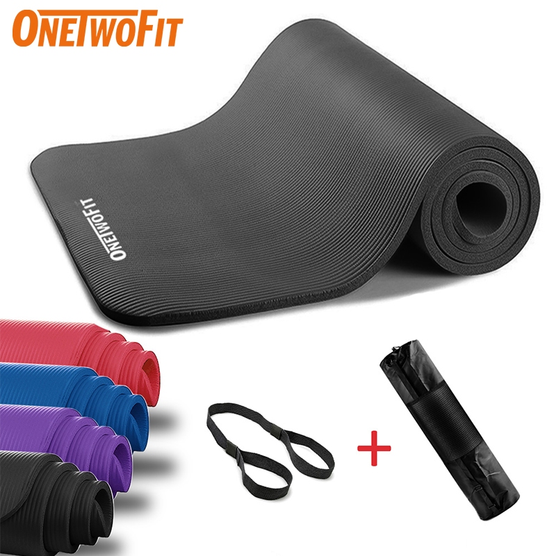 NBR Yoga Mat Anti Slip Extra Thick Excellent Soft (183cm x