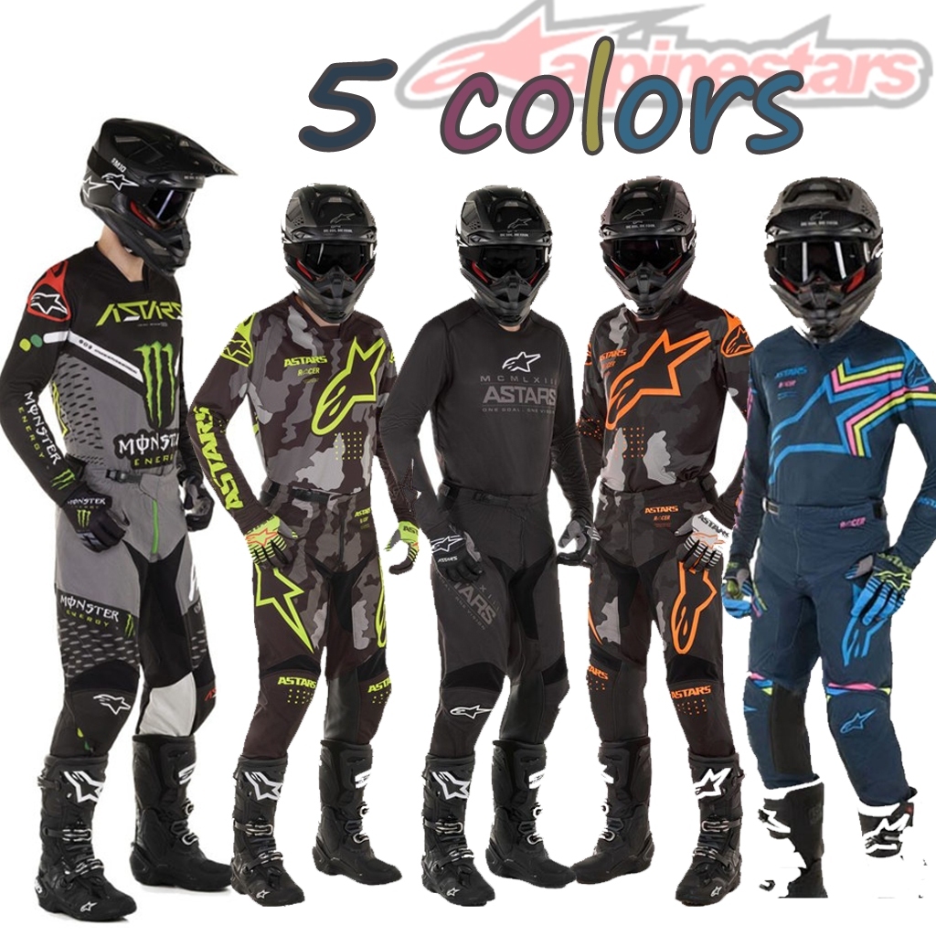 Alpinestars Motocross Racing Jersey Motorcycle Jersey Pants Combination ...
