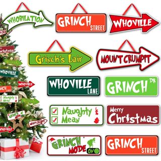 5pcs The Grinch Stole Christmas Tree Topper Decoration Monster Head Legs  Arms Party Props