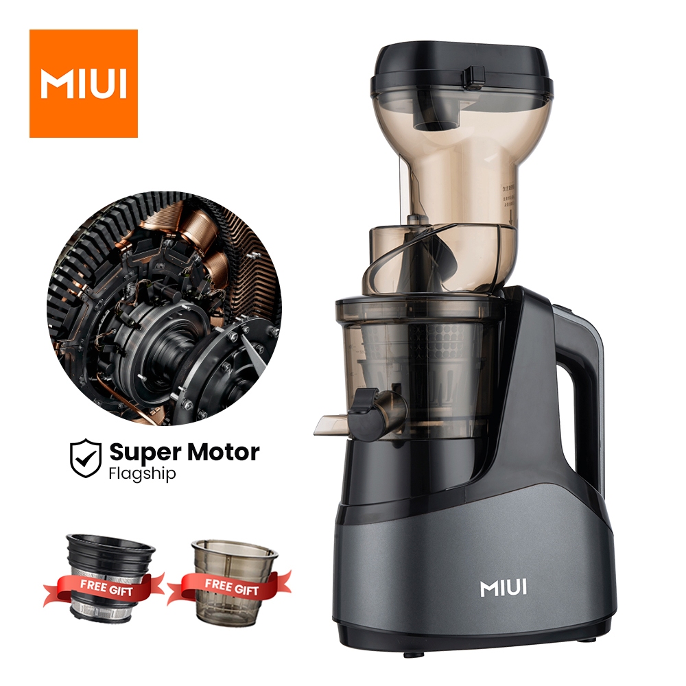 MIUI Slow Juicer B03BAC Electric Fruit Juicer 250W Fruit Extractor
