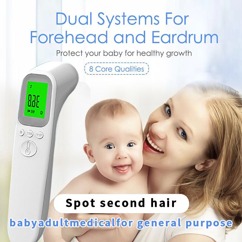 Local Stock 2 in 1 Forehead & Ear Thermometer Digital Shooter Baby ...