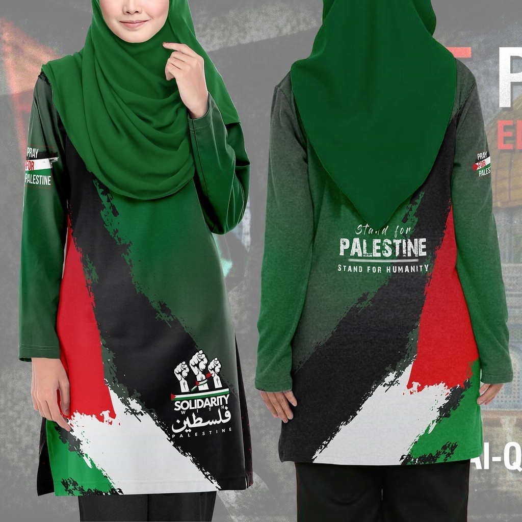 [Spot Sales]SOLIDARITY WITH PALESTINE T-SHIRT PALESTIN TEE SAVE