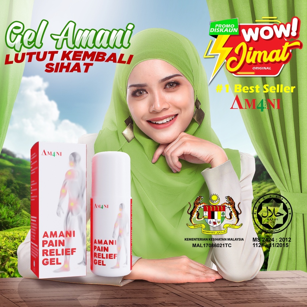 Hot Sales Original Gel Amani 60ml Penawar Sakit Lutut Dan Sendi Shopee Malaysia